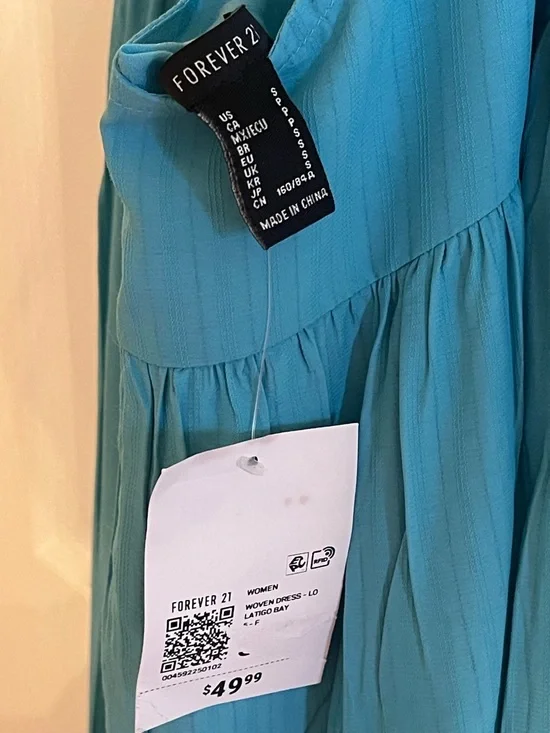 Forever 21 Turquoise Spaghetti-Strap Maxi Dress - Picture 5 of 5